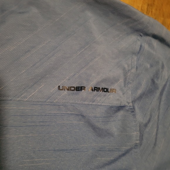 Under Armour Men's Slate Blue Polo Shirt - Picture 4 of 4